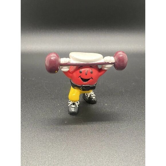 Vintage Kool Aid Man PVC Figure Cake Topper Gym Kraft General Foods Promotional - Picture 1 of 2
